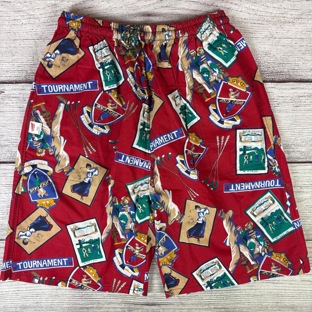 Vintage 1990s Golf Tournament All Over Print Shorts